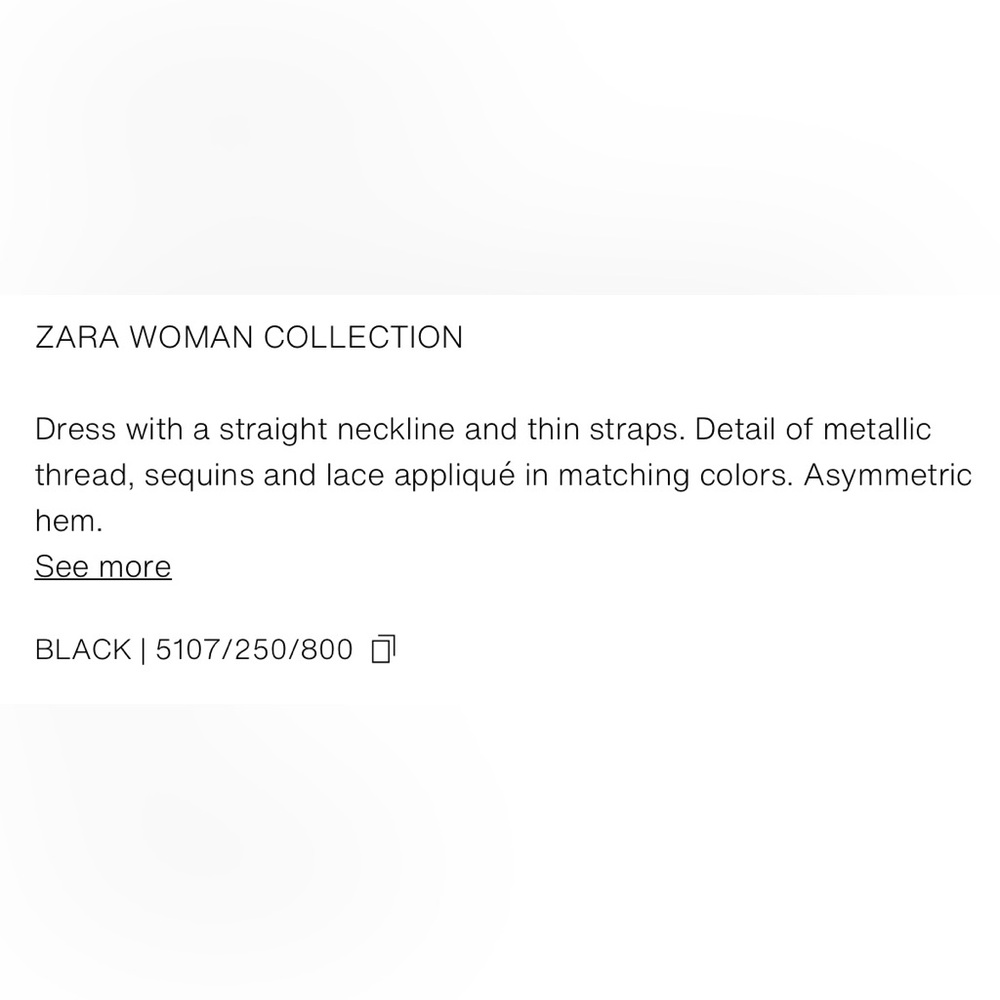 ZARA Woman Collection Floral Print Dress - Picture 8 of 9